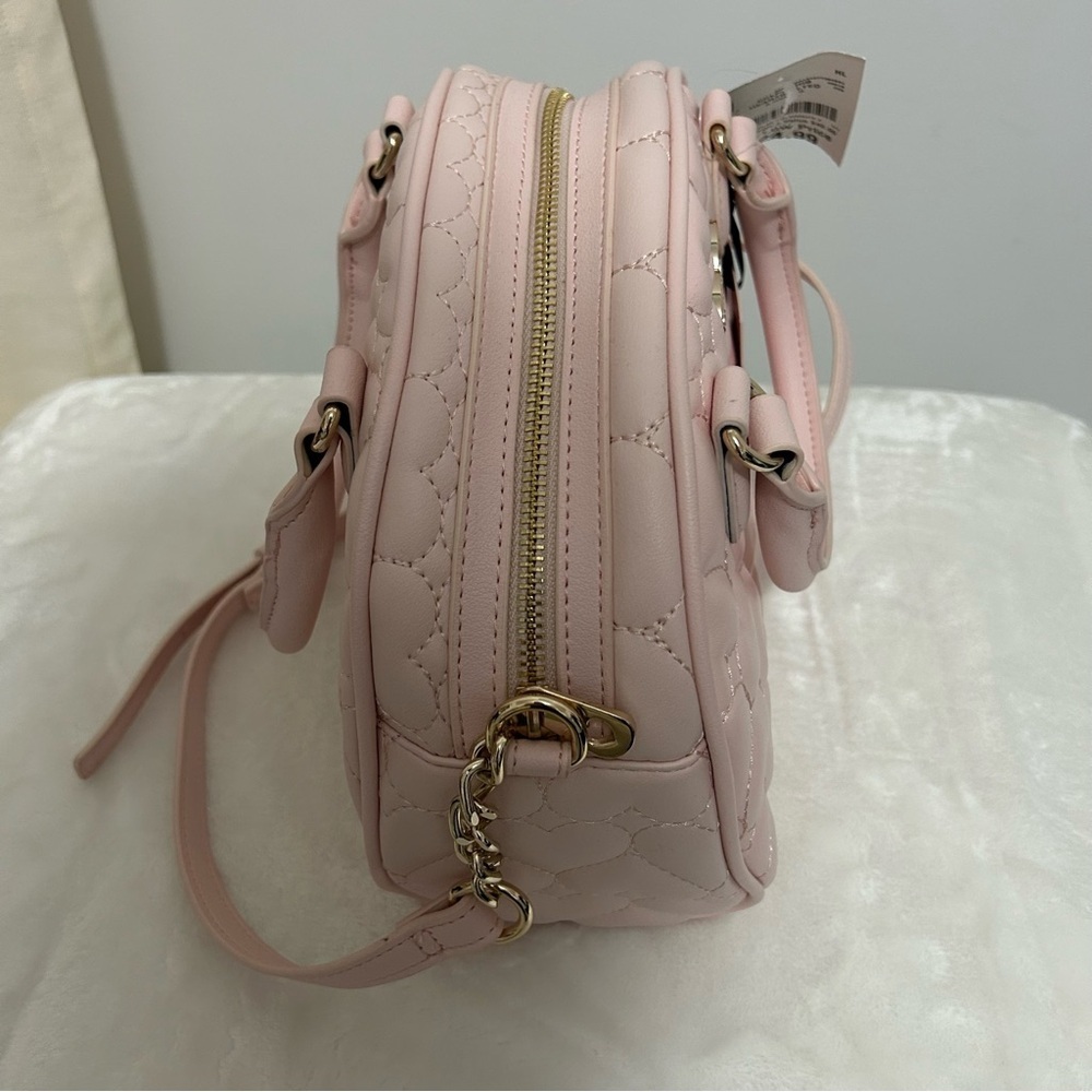 Juicy Couture Pink Heart Quilted Satchel Bag - NWT - Picture 2 of 5